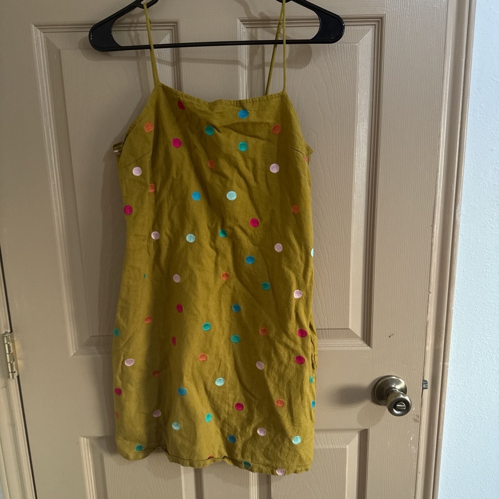 Colorful Polka Dot Dress